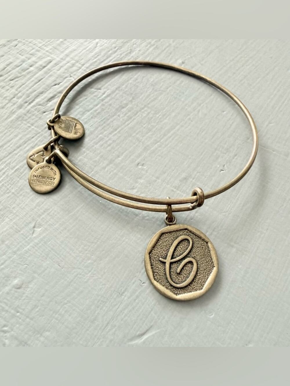 Alex & Ani C Charm Bracelet